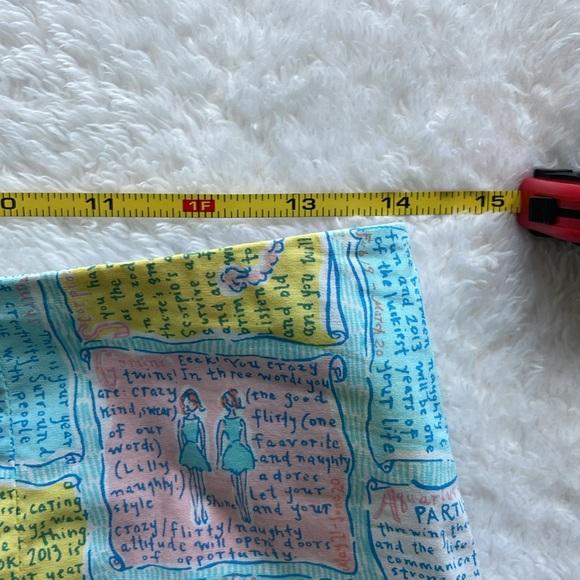 LILY PULITZER 2013 Zodiac Horoscope Written in the Stars Skirt Size 0 - Picture 9 of 11